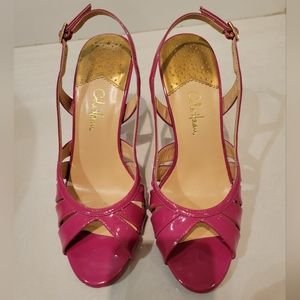 Cole Haan Women's High Heel Dress Sandals (Fuchsia Size 6.5)